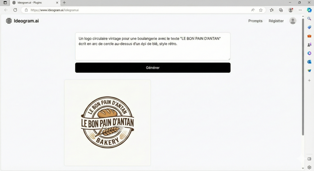 La spécialisation texte avec Ideogram
