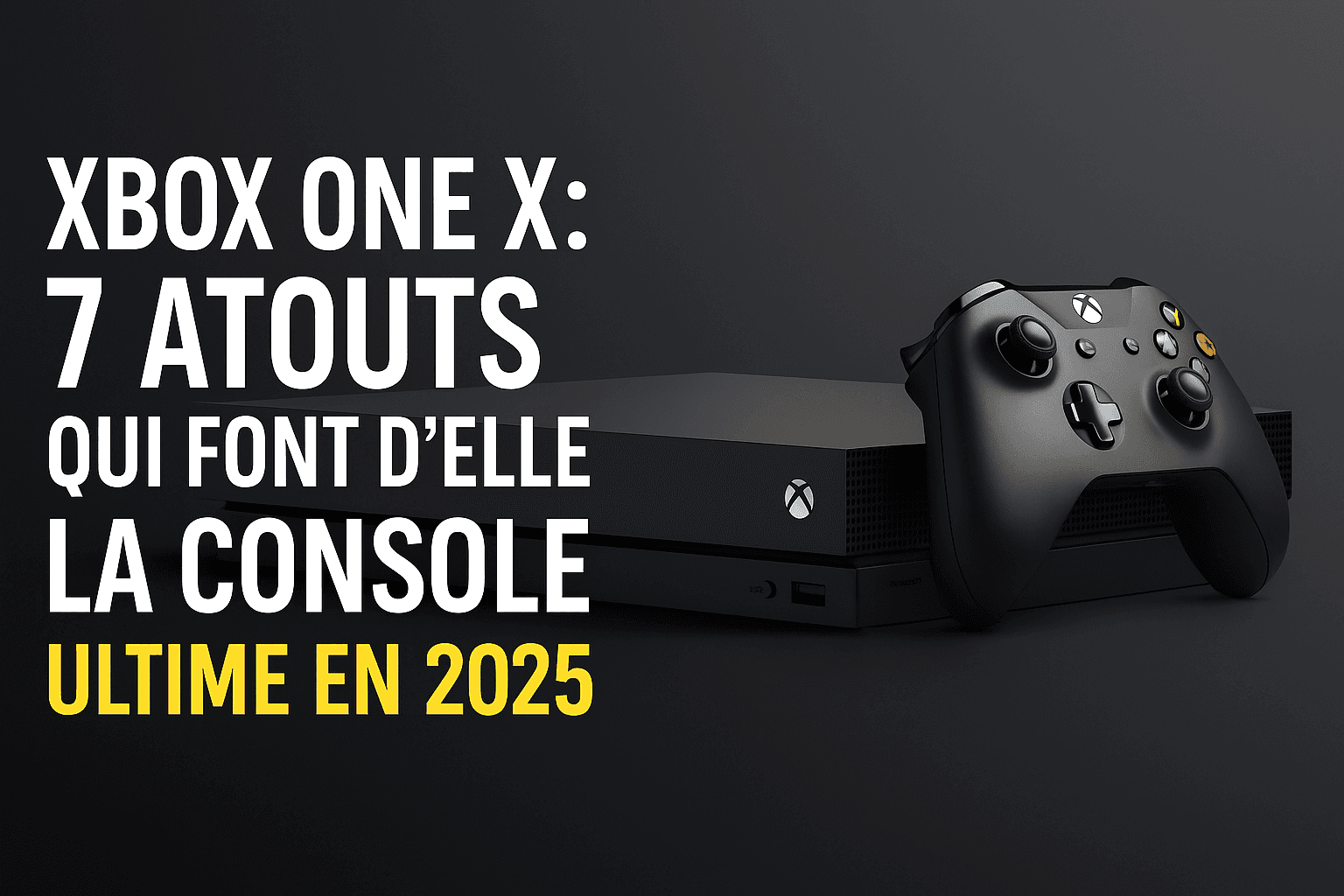 Xbox One X : 7 atouts qui font d’elle la console ultime en 2025