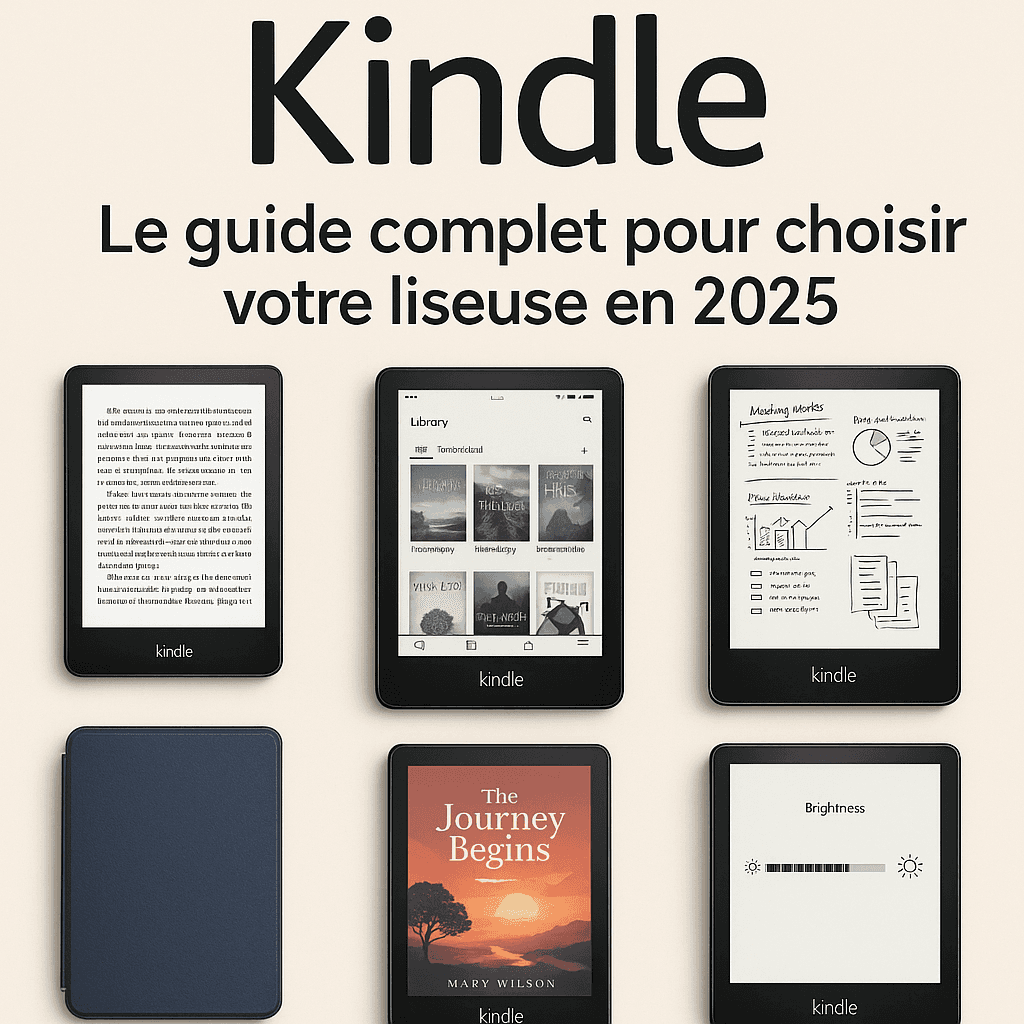 Kindle : Le guide complet pour choisir votre liseuse en 2025