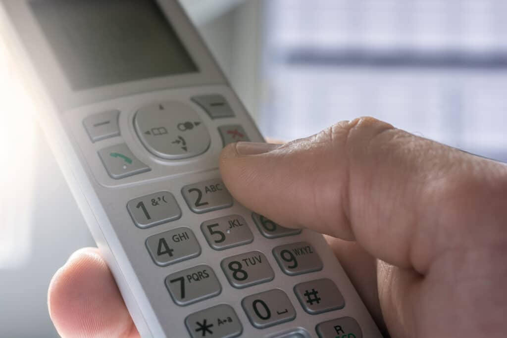 Téléphone fixe sans fil pour les entreprises 